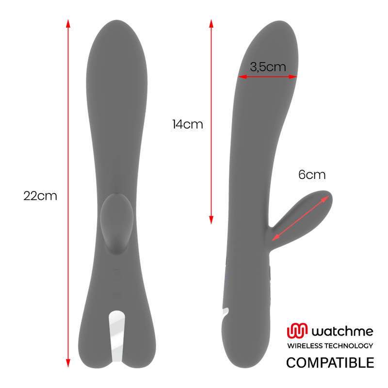 BRILLY GLAM - ERIK VIBRATOR + WATCHME REMOTE CONTROL - Imagem de 4