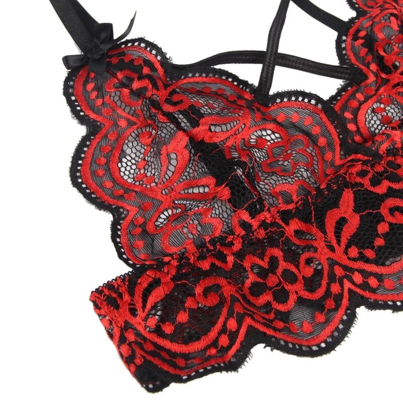 SUBBLIME - SET DOS PIEZAS TOP Y PANTIES ENCAJE S/M - Imagem de 4