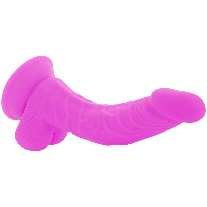 DIVERSIA - FLEXIBLE VIBRATING DILDO PURPLE 21.5 CM -O- 4.5 CM - Imagem de 4