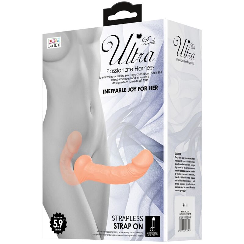 BAILE - ULTRA PASSIONATE DILDO WITH HARNESS WITHOUT SUPPORT - Imagem de 3
