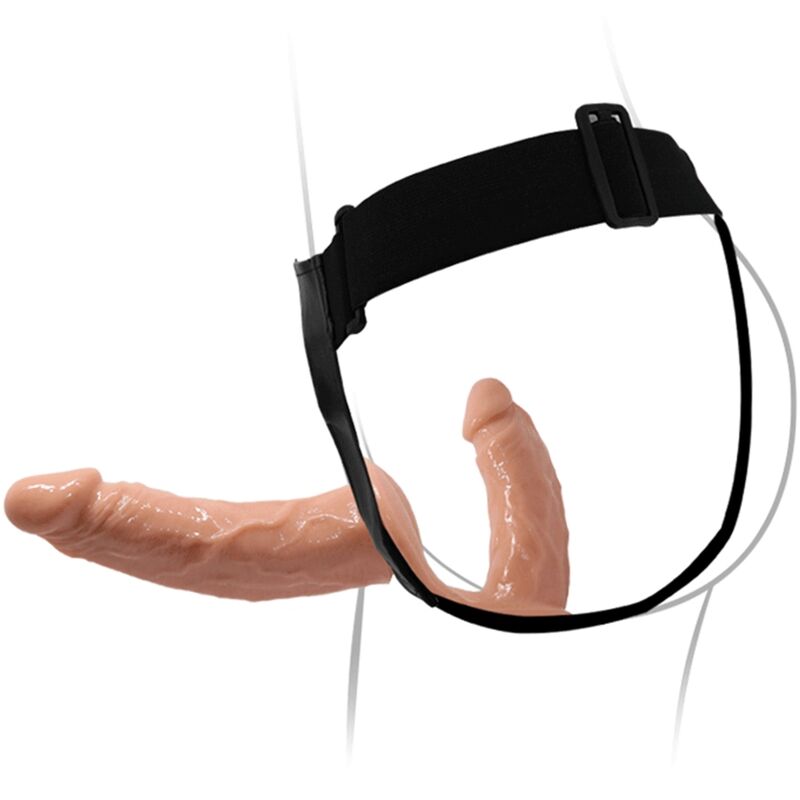 BAILE - ULTRA PASSIONATE DOUBLE DILDOS WITH HARNESS - Imagem de 2