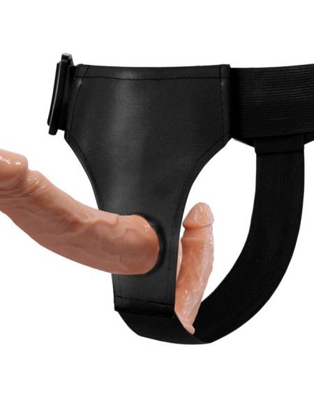 BAILE - ULTRA PASSIONATE DOUBLE DILDOS WITH HARNESS