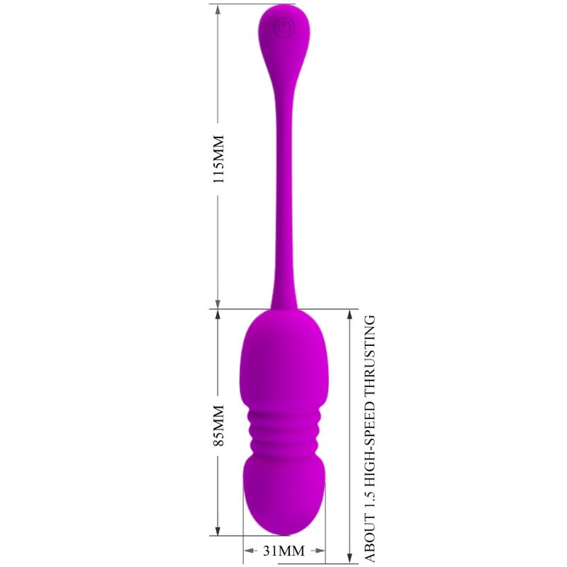PRETTY LOVE - CALLIERI VIBRATING EGG - Imagem de 3