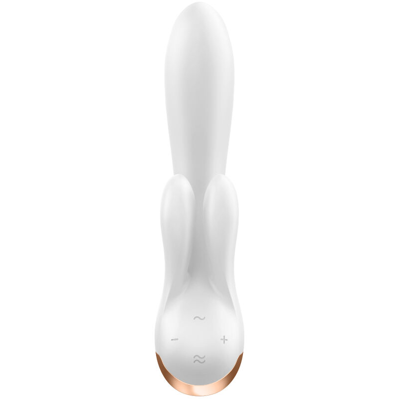 SATISFYER DOUBLE FLEX VIBRADOR APP - BLANCO - Imagem de 3