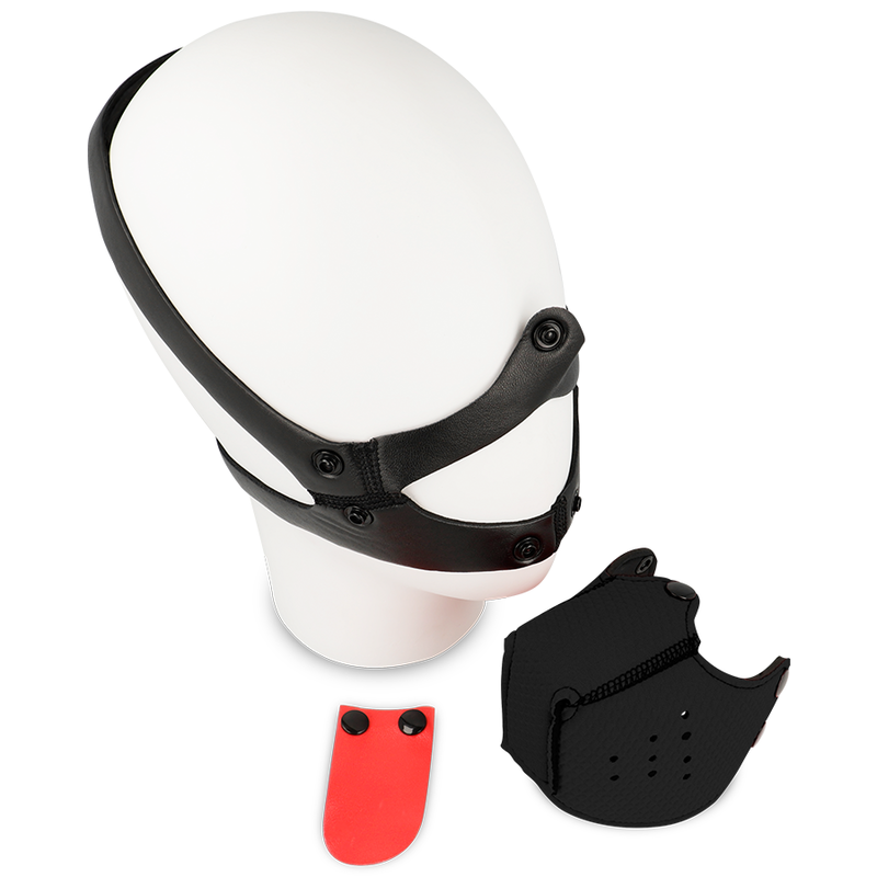OHMAMA FETISH DOG MUZZLE - BLACK - Imagem de 3