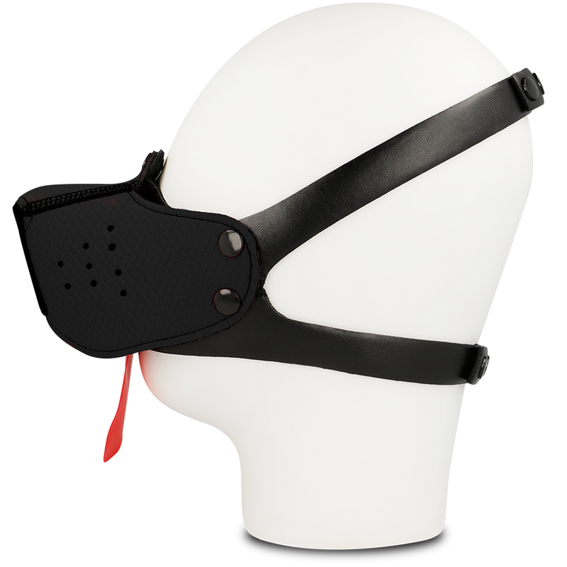 OHMAMA FETISH DOG MUZZLE - BLACK - Imagem de 2