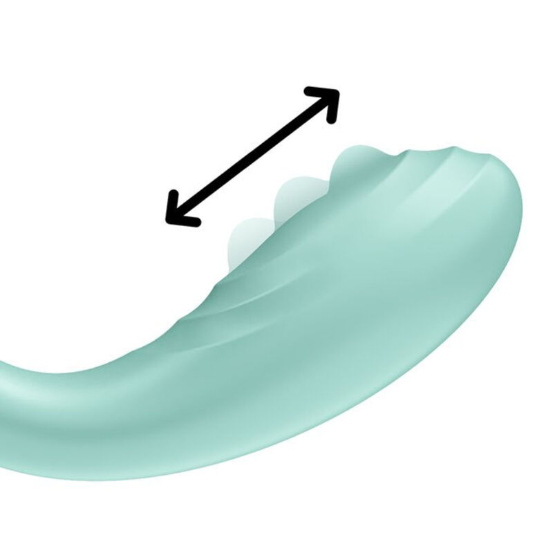 SATISFYER - RRROLLING PLEASURE VIBRADOR PUNTO G BLANCO - Imagem de 2