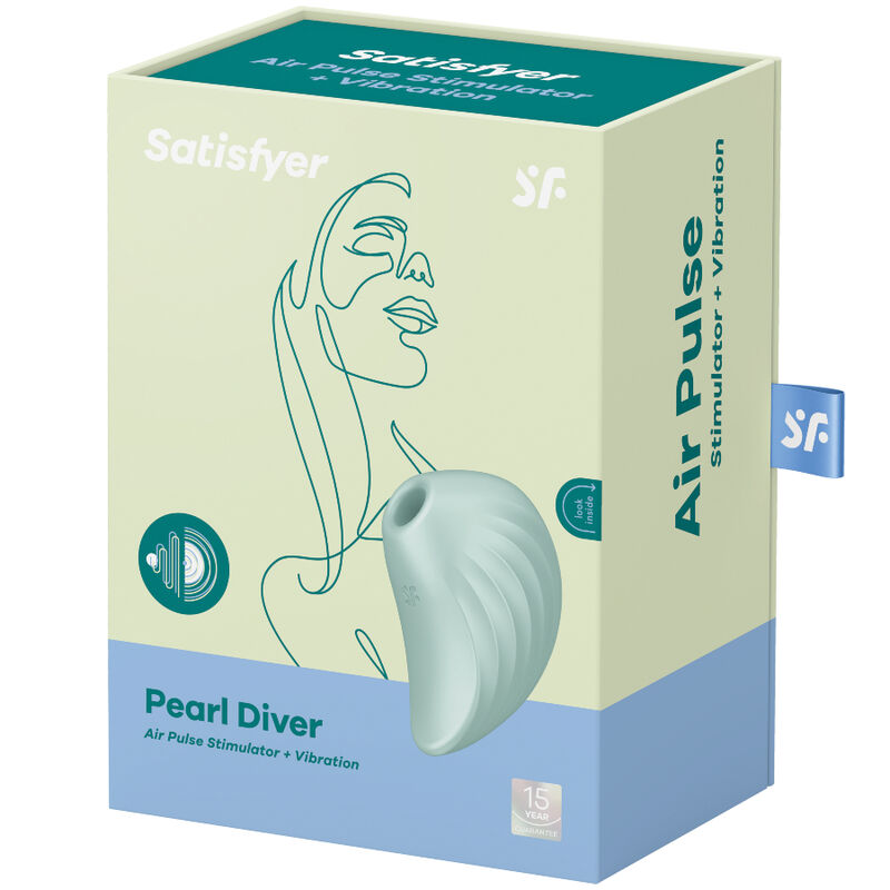 SATISFYER - PEARL DIVER ESTIMULADOR Y VIBRADOR VIOLETA - Imagem de 4