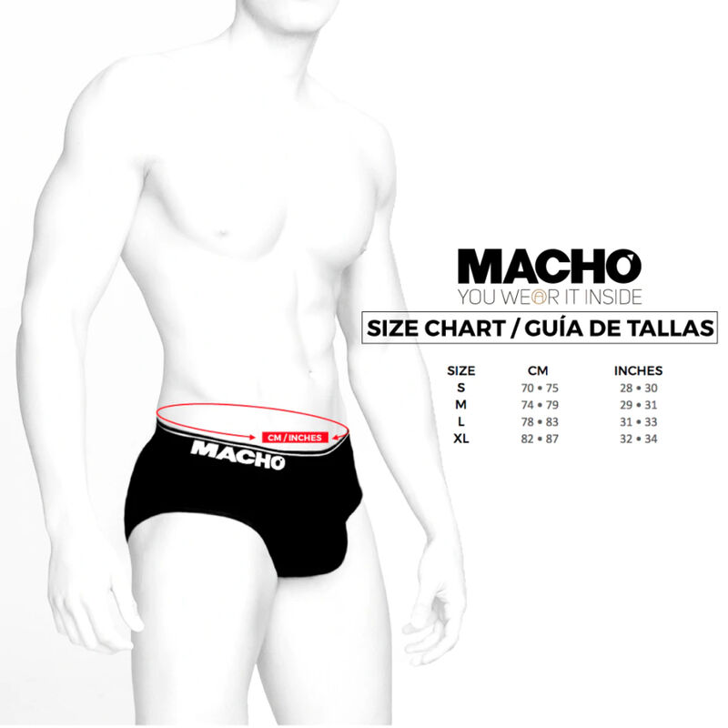 MACHO - MS24A CALZONCILLO BRIEF DARK AMARILLO L - Imagem de 5