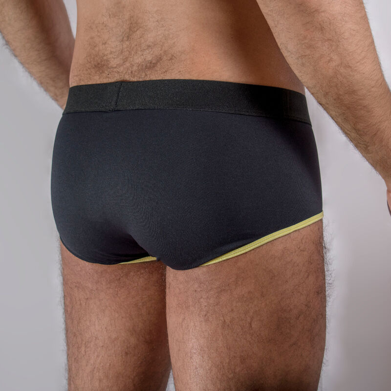 MACHO - MS24A CALZONCILLO BRIEF DARK AMARILLO L - Imagem de 4