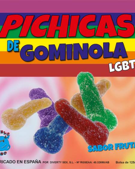 PRIDE - GUMMY PENIS FRUITS WITH SUGAR LGBT
