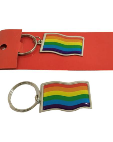 PRIDE - LGBT FLAG KEYCHAIN