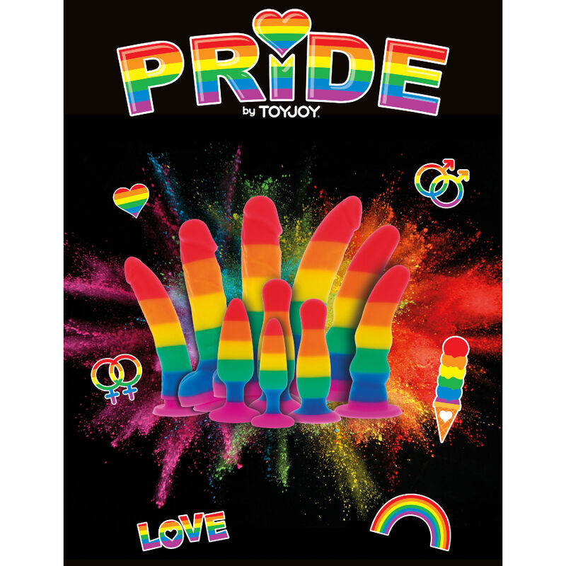 PRIDE - LGBT FLAG DILDO 19 CM - Imagem de 3