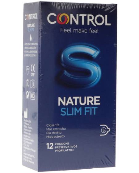 CONTROL - NATURE SLIM FIT 12 UNITS