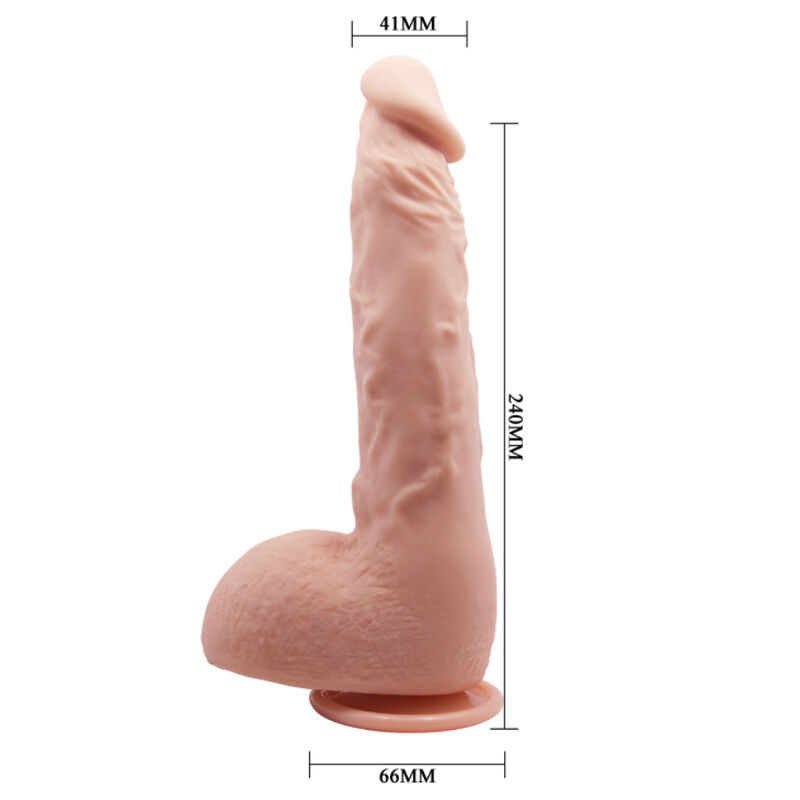 BAILE - REALISTIC DILDO JASON NATURAL 24 CM - Imagem de 2