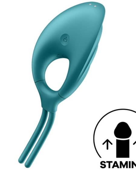 SATISFYER - SWORDSMAN ANILLO VIBRADOR VERDE