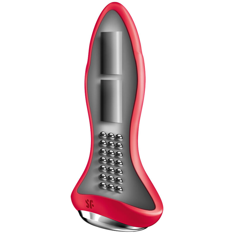 SATISFYER - ROTATOR PLUG 1+ PLUG VIBRADOR APP ROJO - Imagem de 2