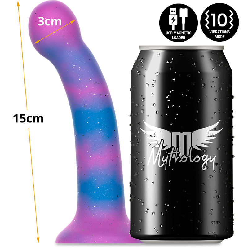 MYTHOLOGY - DION GALACTIC DILDO S - VIBRATOR WATCHME WIRELESS TECHNOLOGY COMPATIBLE - Imagem de 4