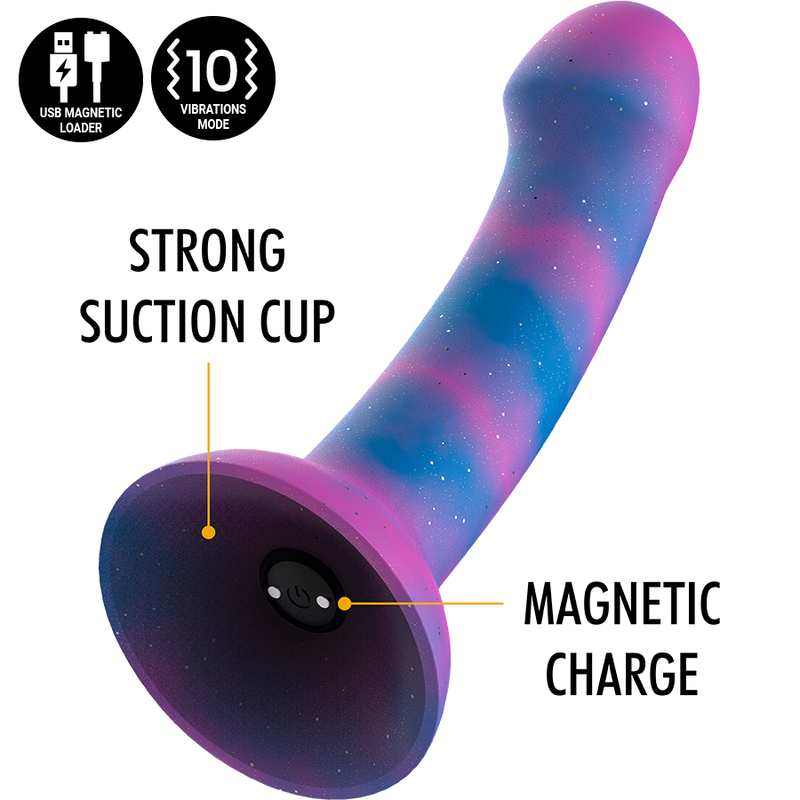 MYTHOLOGY - DION GALACTIC DILDO M - VIBRATOR WATCHME WIRELESS TECHNOLOGY COMPATIBLE - Imagem de 2