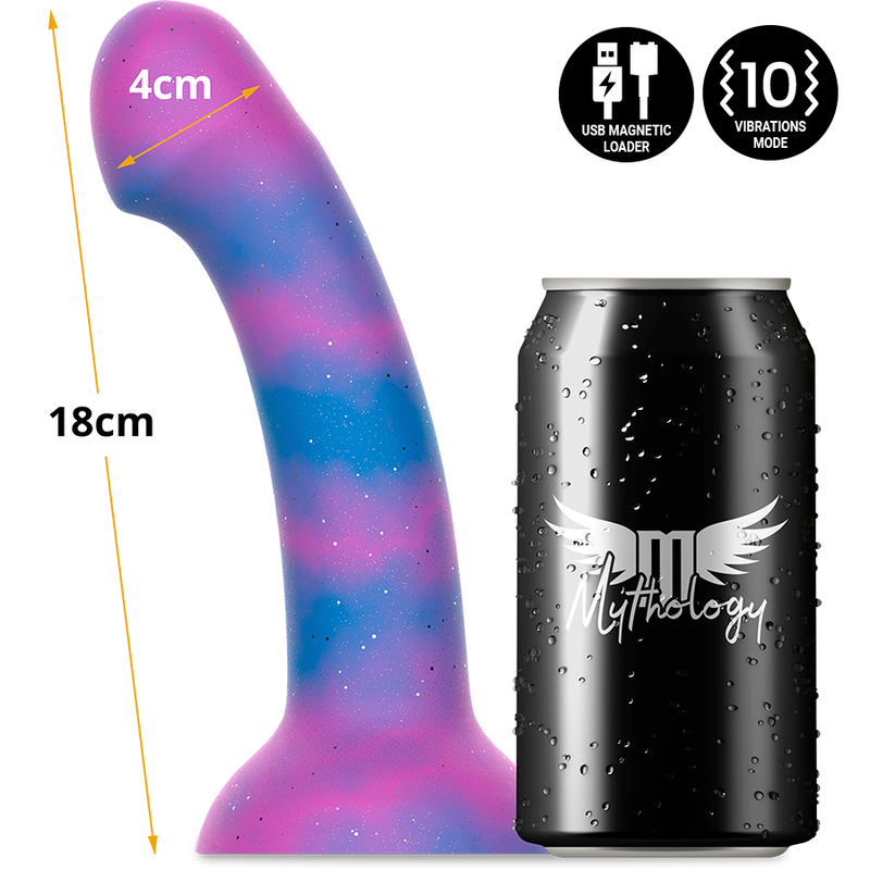 MYTHOLOGY - DION GALACTIC DILDO M - VIBRATOR WATCHME WIRELESS TECHNOLOGY COMPATIBLE - Imagem de 5
