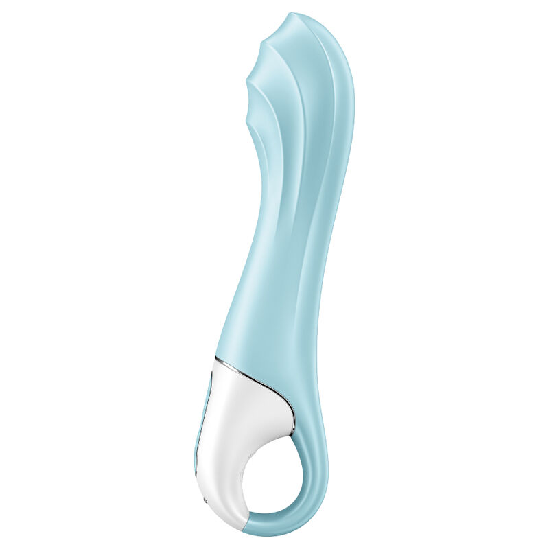 SATISFYER - AIR PUMP VIBRATOR 5+ INFLATABLE G-SPOT VIBRATOR APP BLUE - Imagem de 2