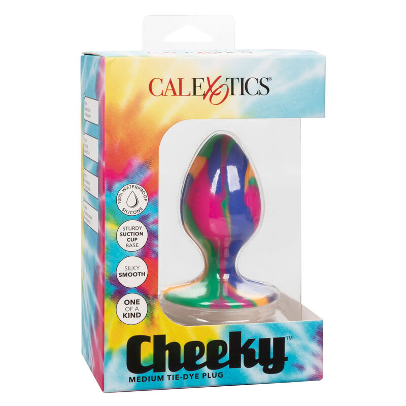 CALEXOTICS - CHEEKY MEDIUM TIE-DYE PLUG ANAL - Imagem de 2