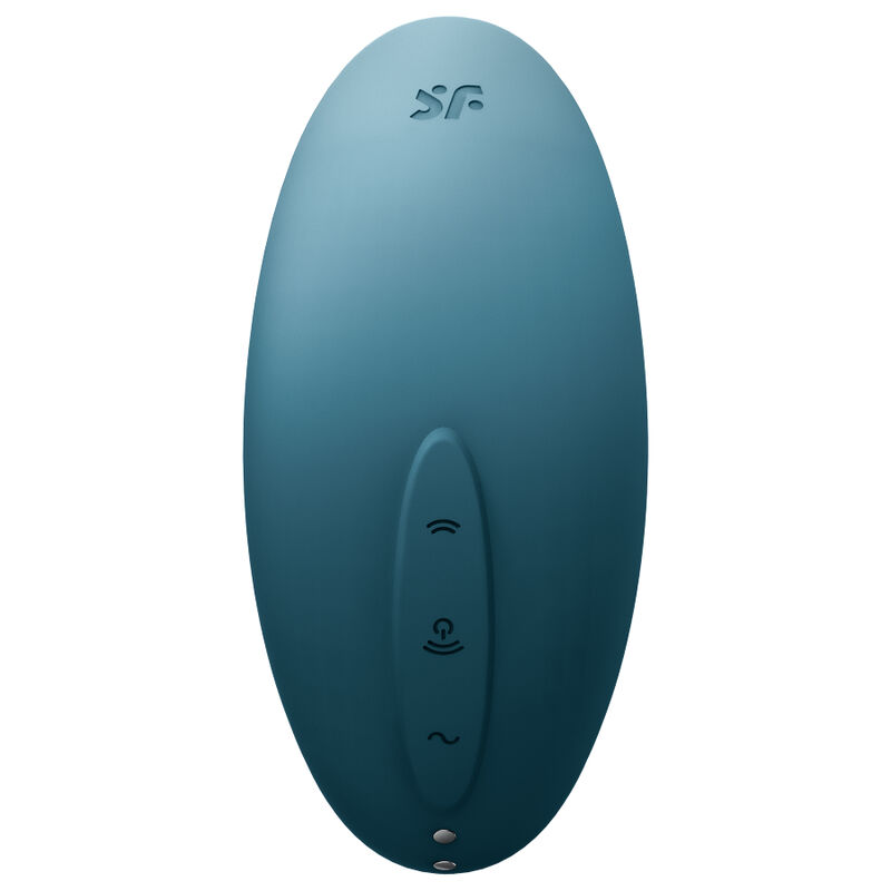 SATISFYER VULVA LOVER 2 ESTIMULADOR Y VIBRADOR - AZUL - Imagem de 3
