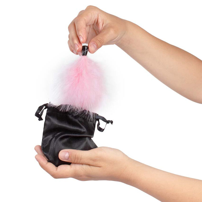 SECRETPLAY - GOLDEN LIGHT KIT SPARKLING STRAWBERRY EDIBLE POWDER FEATHER - Imagem de 2
