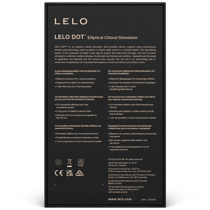 LELO - DOT CLITORIS STIMULATOR - PINK - Imagem de 3