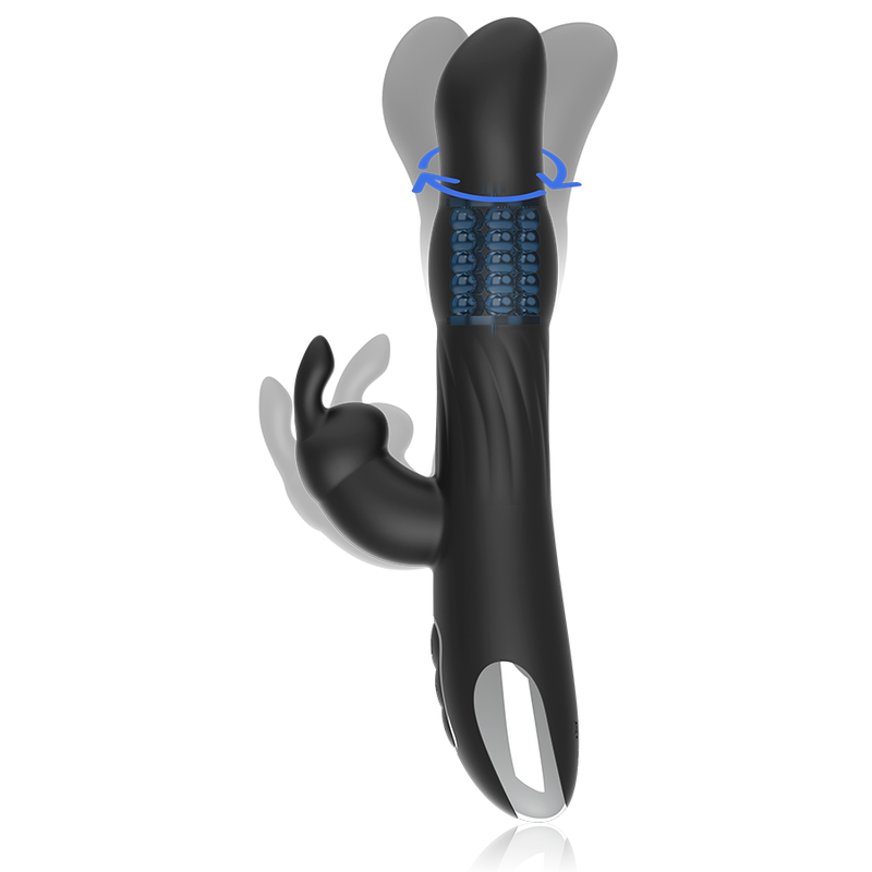 BRILLY GLAM - MOEBIUS RABBIT VIBRATOR ROTATOR + WATCHME REMOTE CONTROL - Imagem de 2