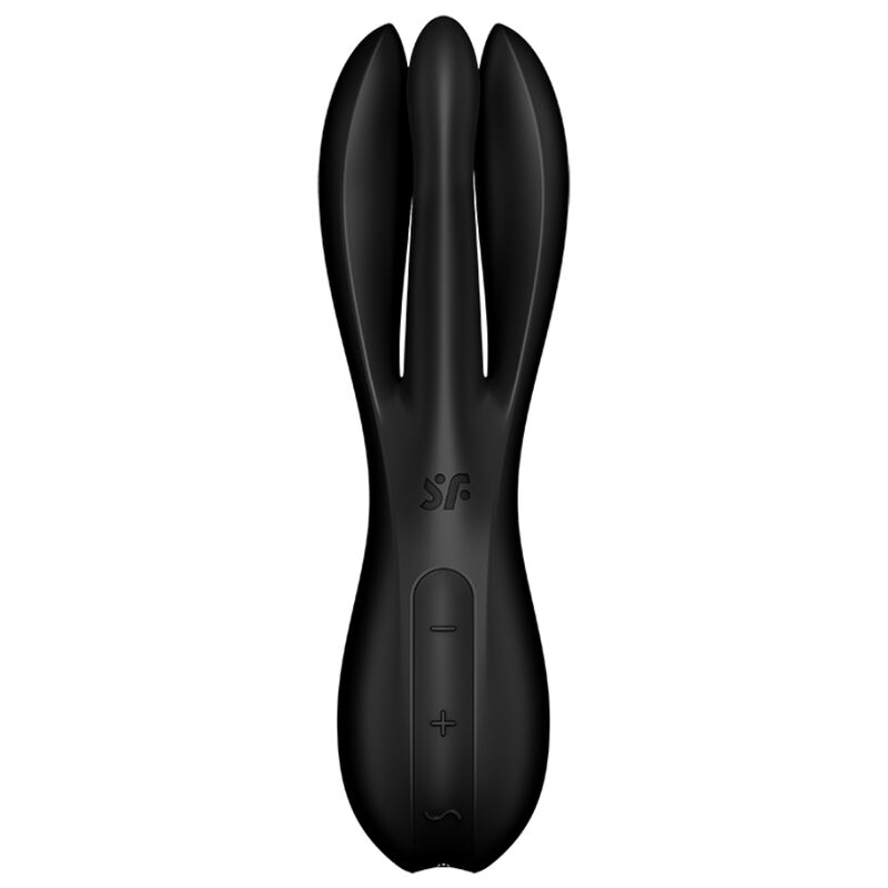 SATISFYER - THREESOME 2 VIBRADOR NEGRO - Imagem de 2