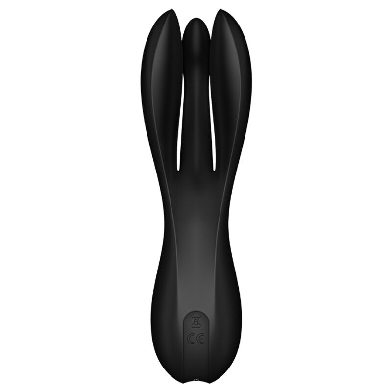 SATISFYER - THREESOME 2 VIBRADOR NEGRO - Imagem de 4