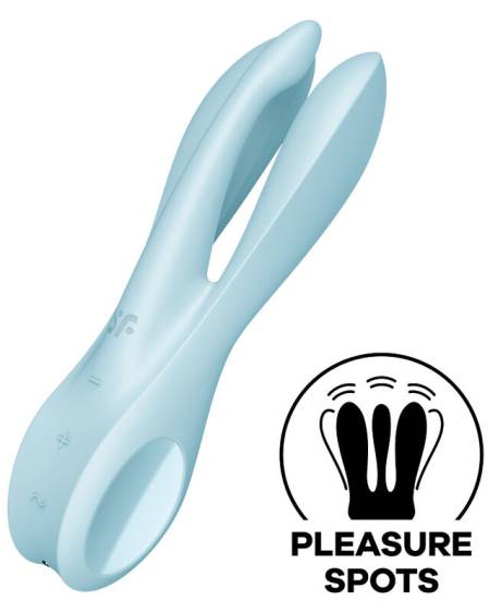 SATISFYER - THREESOME 1 VIBRADOR AZUL
