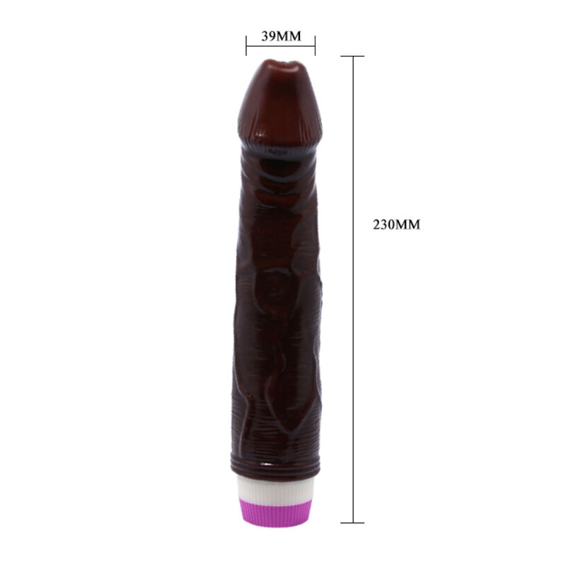 BAILE - WAVES OF PLEASURE VIBRATOR 23 CM BROWN - Imagem de 3