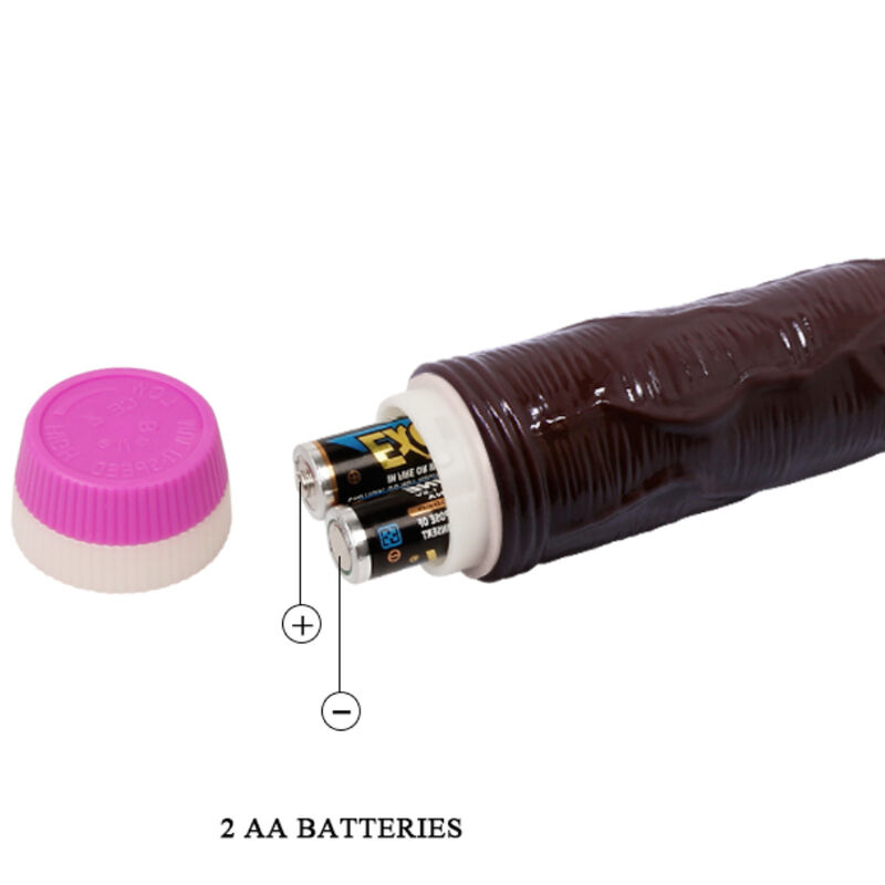 BAILE - WAVES OF PLEASURE VIBRATOR 23 CM BROWN - Imagem de 5