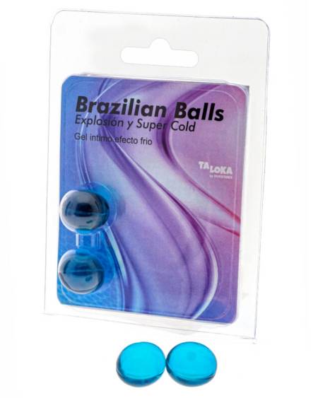 TALOKA - 2 BRAZILIAN BALLS COLD EFFECT EXCITING GEL