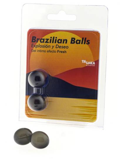 TALOKA - 2 BRAZILIAN BALLS FRESH EFFECT EXCITING GEL
