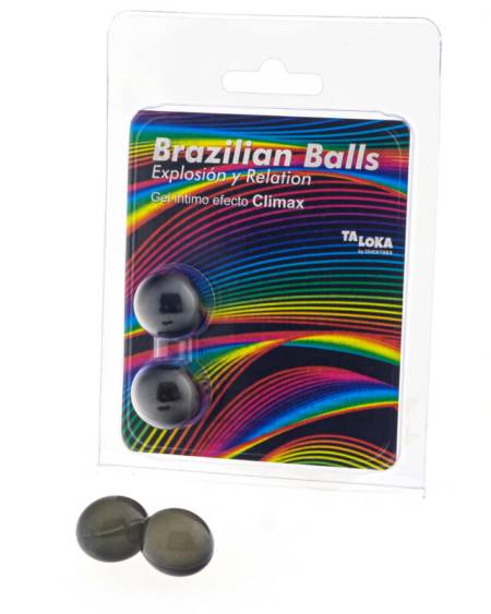 TALOKA - 2 BRAZILIAN BALLS CLIMAX EFFECT EXCITING GEL