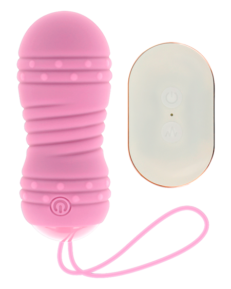 OHMAMA - REMOTE CONTROL EGG 7 MODES ROTATION PINK