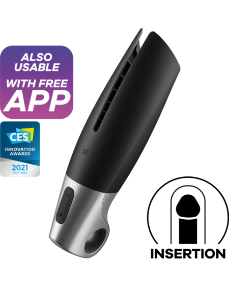 SATISFYER - POWER MASTURBATOR BLACK