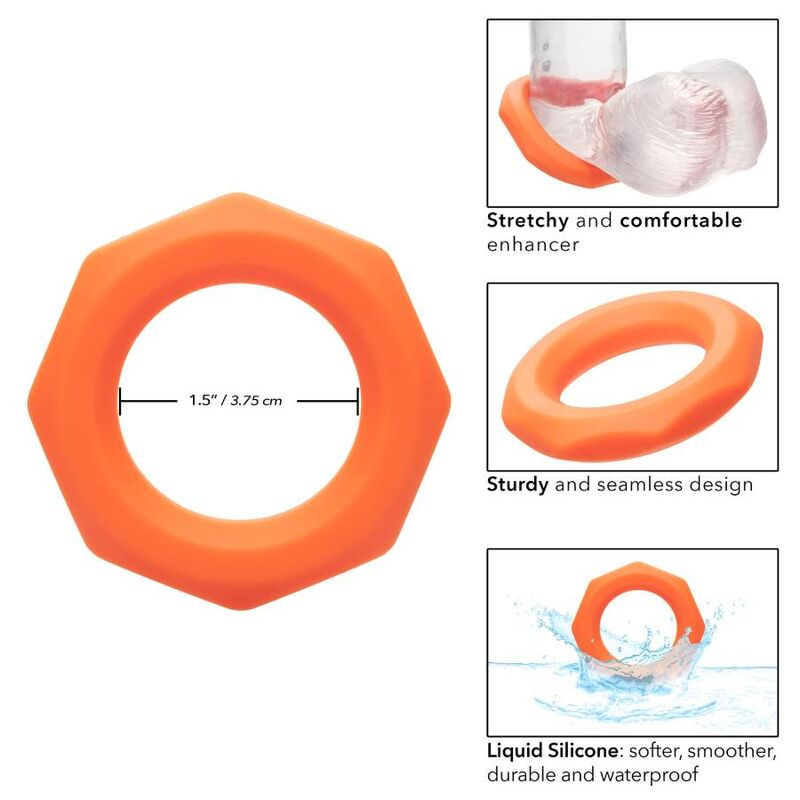 CALEXOTICS - ALPHA SEXAGON RING ORANGE - Imagem de 4