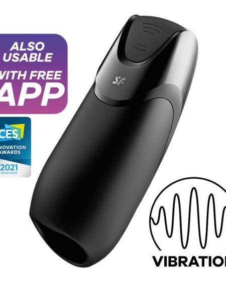 SATISFYER - MEN VIBRATION+ BLACK