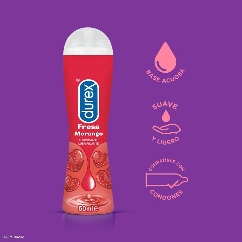 DUREX - PLAY STRAWBERRY 50 ML - Imagem de 2