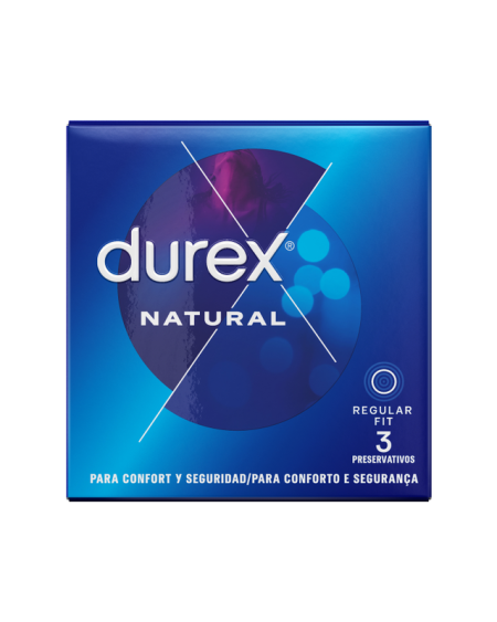 DUREX - NATURAL CONDOMS 3 UNITS