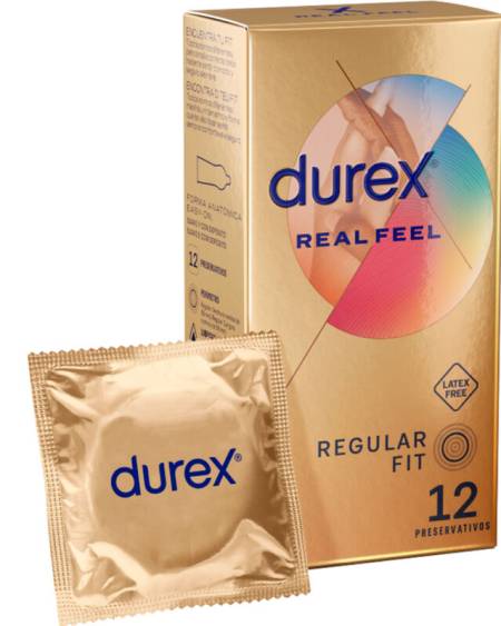 DUREX - REAL FEEL CONDOMS WITHOUT LATEX 12 UNITS