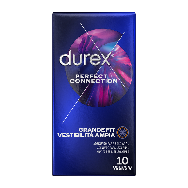 DUREX - PERFECT CONNECTION SILICONE EXTRA LUBRIFICATION 10 UNITS - Imagem de 2