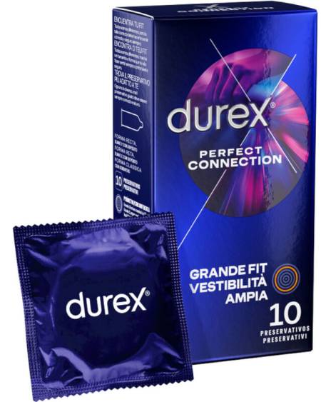 DUREX - PERFECT CONNECTION SILICONE EXTRA LUBRIFICATION 10 UNITS