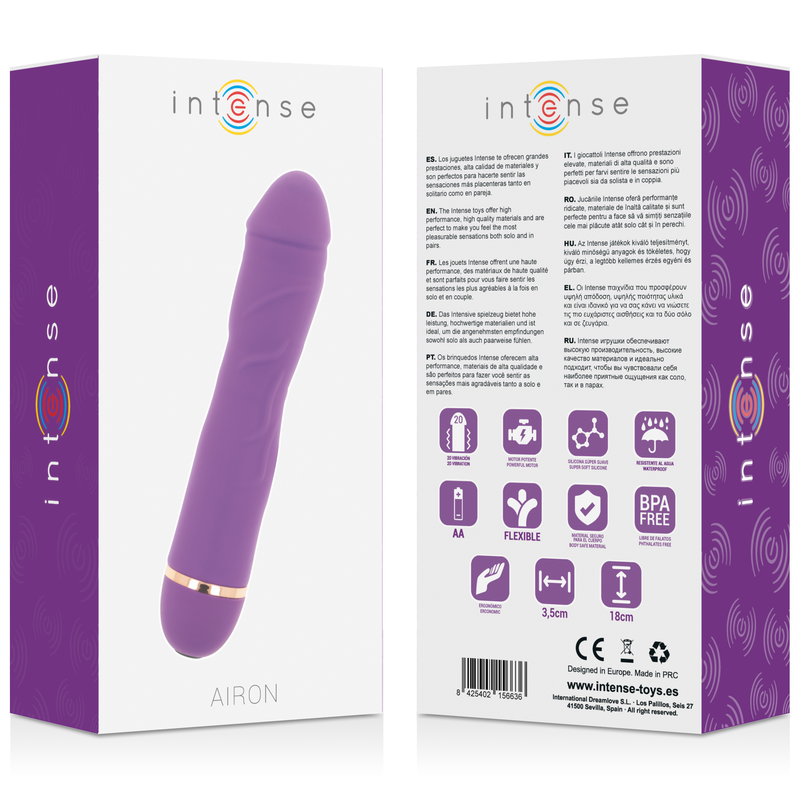 INTENSE - AIRON 20 SPEEDS SILICONE LILAC - Imagem de 4
