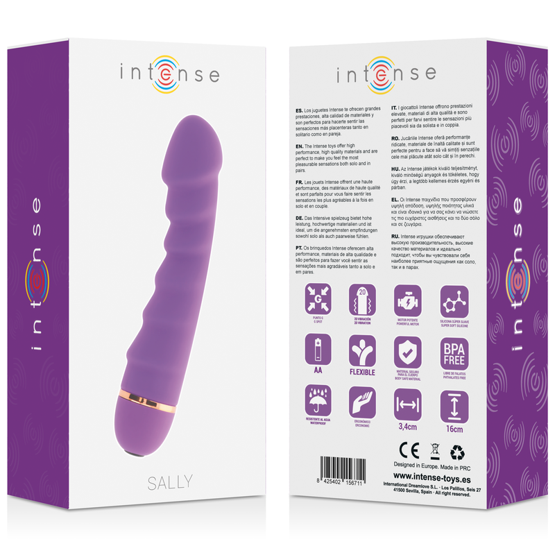 INTENSE - SALLY 20 SPEEDS SILICONE LILAC - Imagem de 5