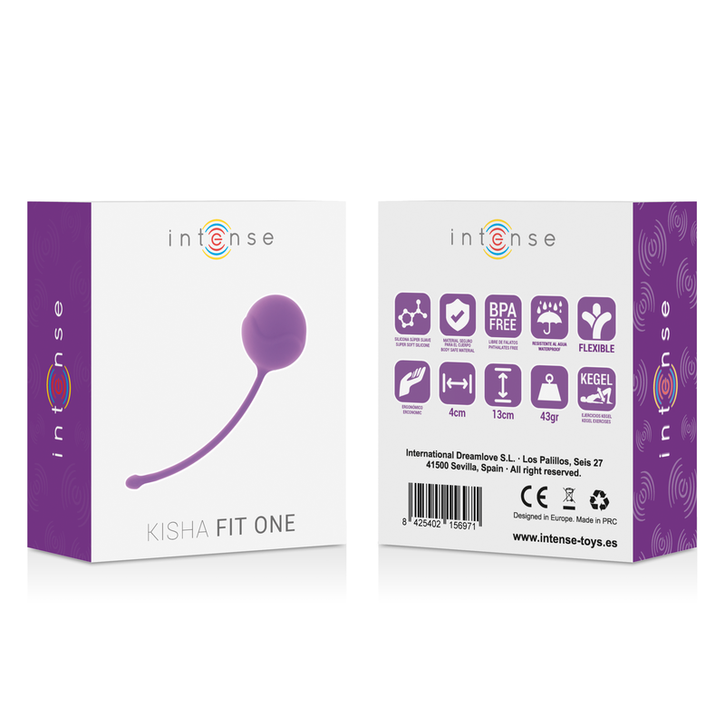 INTENSE - KISHA FIT ONE SILICONE KEGEL LILAC - Imagem de 3